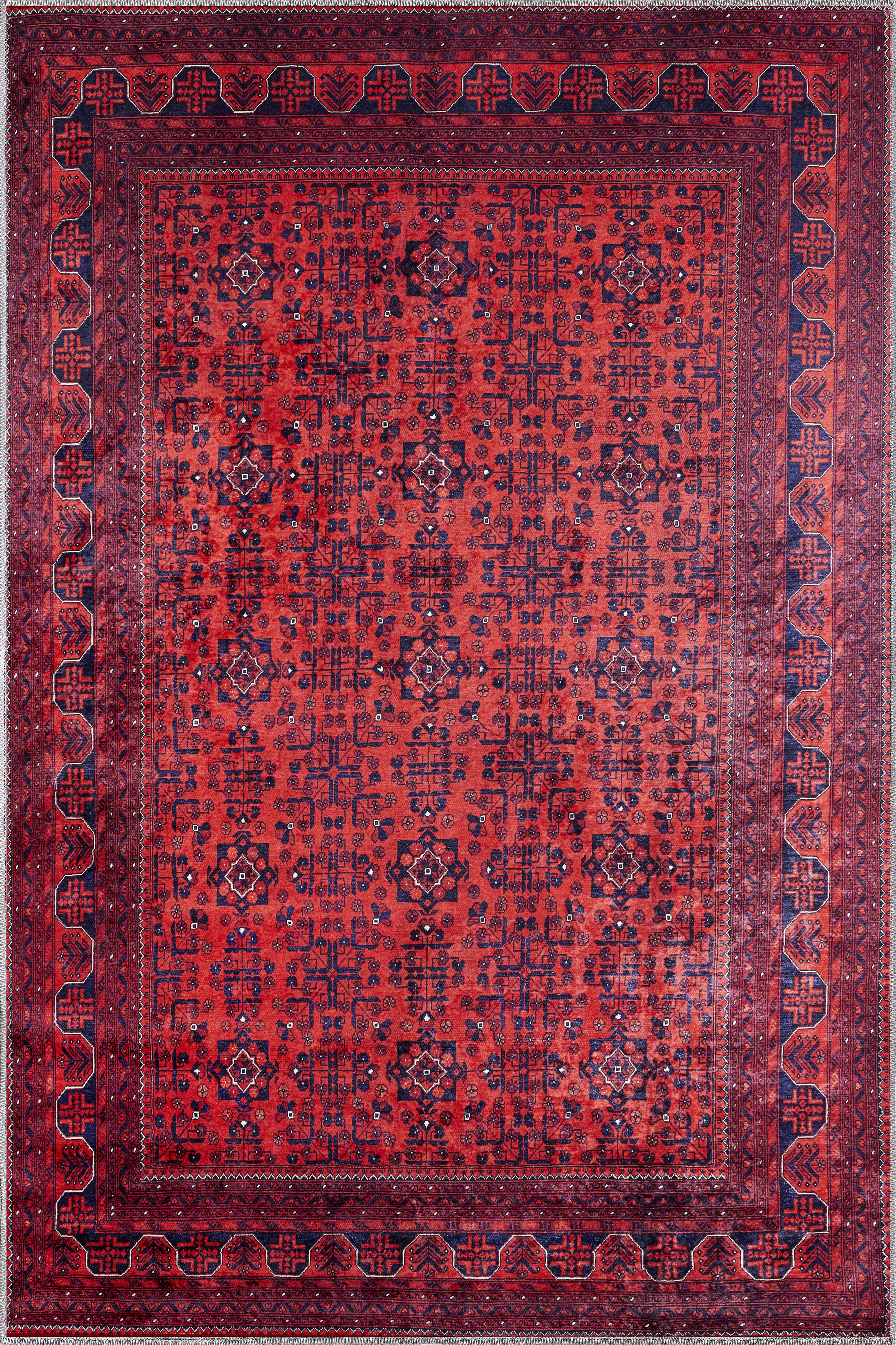 Red Old Fashioned Washable Rug - EA36 – EASYRUG